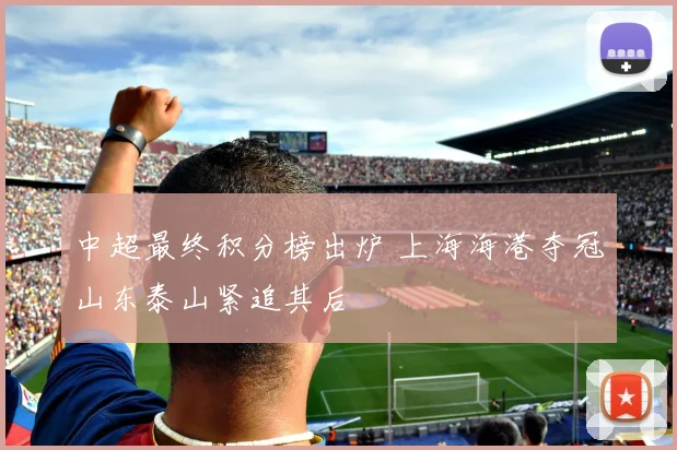 中超最终积分榜出炉 上海海港夺冠山东泰山紧追其后